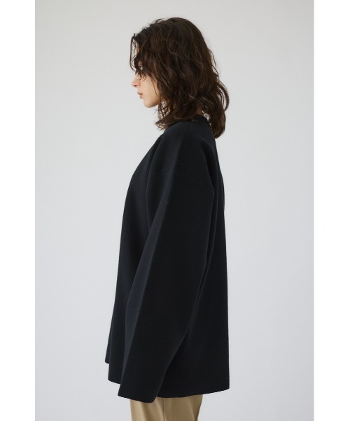 RIM.ARK(リムアーク)の「Middle length box knit tops ミドルレングスボックスニットトップス(ニット/セーター・レディース・ホワイト/グレー/カーキ/ブラック・FREE)」の15枚目の写真