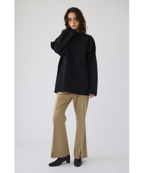 RIM.ARK(リムアーク)の「Middle length box knit tops ミドルレングスボックスニットトップス(ニット/セーター・レディース・ホワイト/グレー/カーキ/ブラック・FREE)」の13枚目の写真