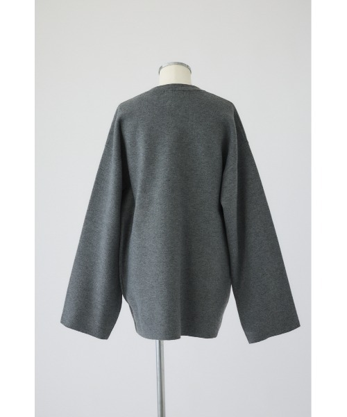 Middle length box knit tops ミドルレングスボックスニットトップス