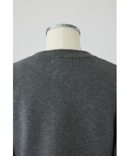 RIM.ARK(リムアーク)の「Middle length box knit tops ミドルレングスボックスニットトップス(ニット/セーター・レディース・ホワイト/グレー/カーキ/ブラック・FREE)」の22枚目の写真