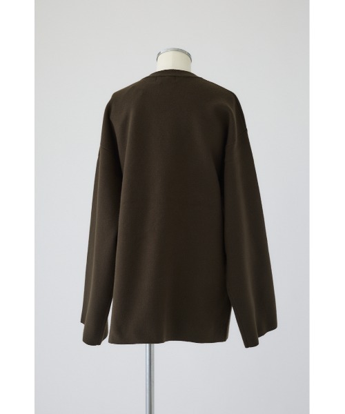 Middle length box knit tops ミドルレングスボックスニットトップス
