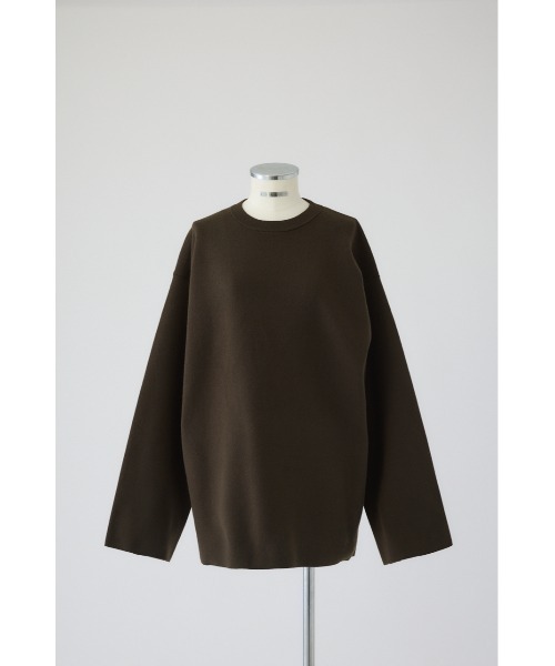 Middle length box knit tops ミドルレングスボックスニットトップス