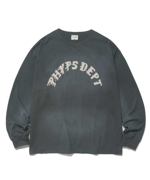 PHYSICAL DEPARTMENT（フィジカル デパートメント）の「[クールコットン] ランニングクラスロングスリーブ_ダークチャコール（Tシャツ/カットソー・レディース・その他・SMALL/MEDIUM/LARGE/X-LARGE）」の2枚目の写真