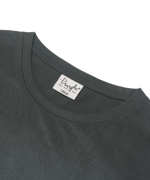 PHYSICAL DEPARTMENT（フィジカル デパートメント）の「[クールコットン] ランニングクラスロングスリーブ_ダークチャコール（Tシャツ/カットソー・レディース・その他・SMALL/MEDIUM/LARGE/X-LARGE）」の4枚目の写真
