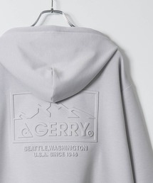【ag】〔GERRY/ジェリー〕シルクタッチストレッチ エンボス加工 フルジップパーカー