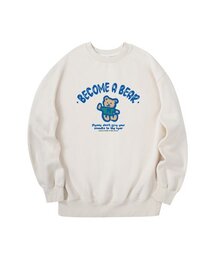 ビカムベア メンズ スウェットクリーム