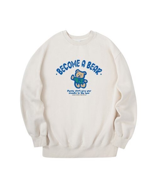 RADINEO(ラディネオ)の「ビカムベア メンズ スウェットクリーム(スウェット・メンズ・その他・LARGE/MEDIUM/X-LARGE)」の1枚目の写真