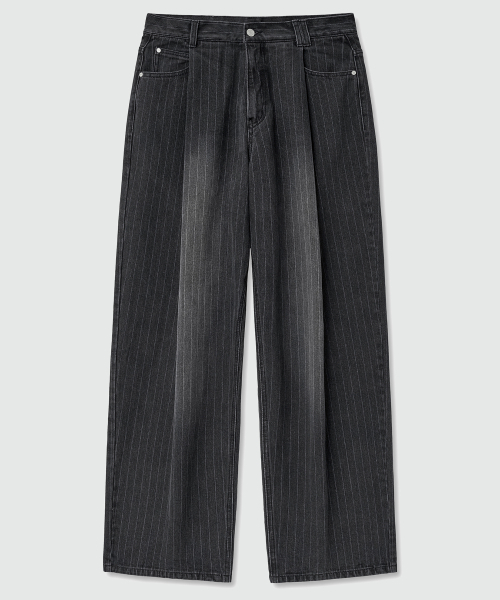 DECET(デケト)の「Deep Pleats Wide Jeans DCPT030STBlack(その他パンツ・レディース・その他・26/28/30/32/34)」の9枚目の写真