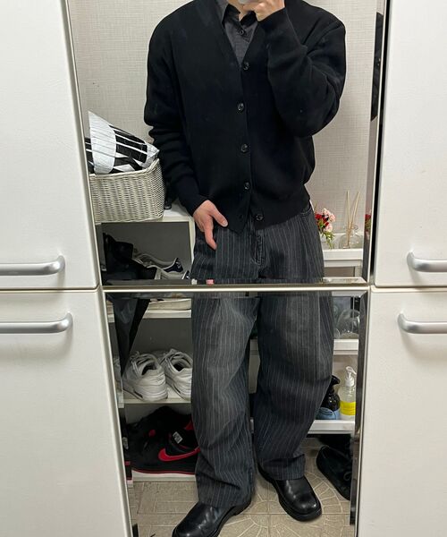 DECET(デケト)の「Deep Pleats Wide Jeans DCPT030STBlack(その他パンツ・レディース・その他・26/28/30/32/34)」の14枚目の写真