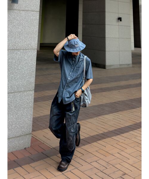 DECET(デケト)の「Deep Pleats Wide Jeans DCPT030STBlack(その他パンツ・レディース・その他・26/28/30/32/34)」の17枚目の写真