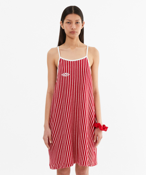 MENASOO（ミナス）の「MNS Signature Terry Onepiece_Red（ワンピース・レディース・レッド・F）」の2枚目の写真