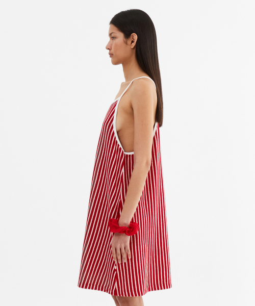 MENASOO（ミナス）の「MNS Signature Terry Onepiece_Red（ワンピース・レディース・レッド・F）」の4枚目の写真