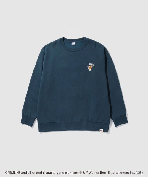 Mac-House（マックハウス）の「グレムリン サガラ刺繍トレーナー（スウェット・メンズ・ブルーグリーン/オートミール・S/M/L/XL）」の15枚目の写真