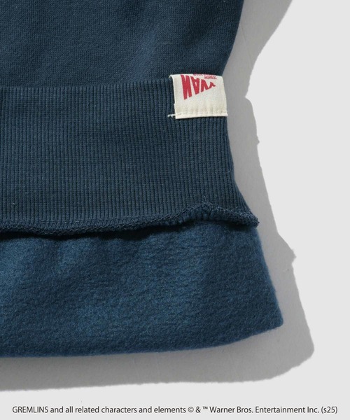 Mac-House（マックハウス）の「グレムリン サガラ刺繍トレーナー（スウェット・メンズ・ブルーグリーン/オートミール・S/M/L/XL）」の17枚目の写真