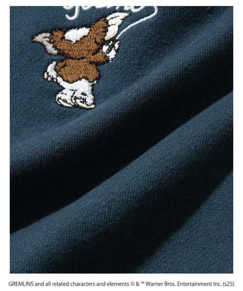 Mac-House（マックハウス）の「グレムリン サガラ刺繍トレーナー（スウェット・メンズ・ブルーグリーン/オートミール・S/M/L/XL）」の20枚目の写真