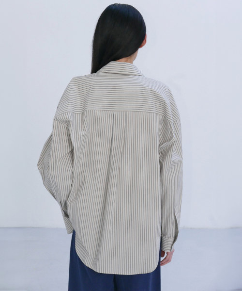 EN OR(エンオール)の「CLASSIC STRIPE SHIRTS FROM JAPAN - IVORY(シャツ/ブラウス・レディース・その他・FREE)」の3枚目の写真