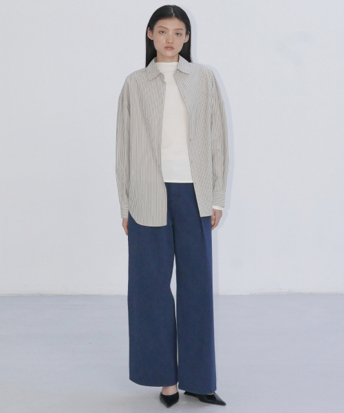 EN OR(エンオール)の「CLASSIC STRIPE SHIRTS FROM JAPAN - IVORY(シャツ/ブラウス・レディース・その他・FREE)」の4枚目の写真