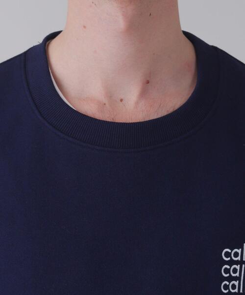 BROWNY（ブラウニー）の「BROWNY/【26年春夏新作】ショートドロストワンポイント刺繍プルオーバー（スウェット・メンズ・杢グレー/ブラック/ネイビー・LARGE/MEDIUM）」の9枚目の写真