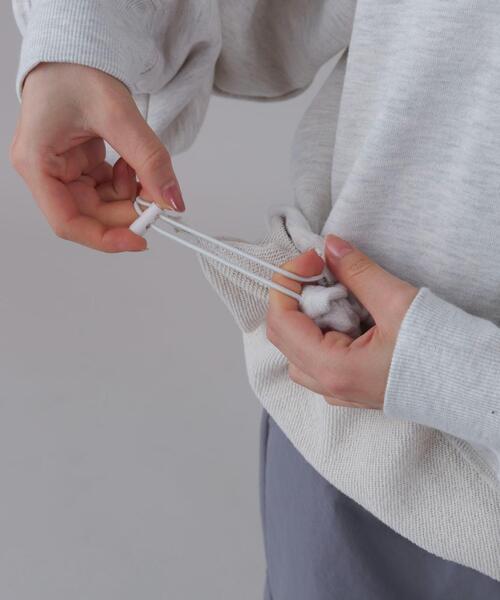 BROWNY（ブラウニー）の「BROWNY/【26年春夏新作】ショートドロストワンポイント刺繍プルオーバー（スウェット・メンズ・杢グレー/ブラック/ネイビー・LARGE/MEDIUM）」の8枚目の写真