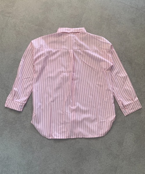 SHEPP（シープ）の「【26年春新作】ストライプオーバーサイズシャツブラウス（シャツ/ブラウス・レディース・ブルー/ピンク・L/M）」の20枚目の写真