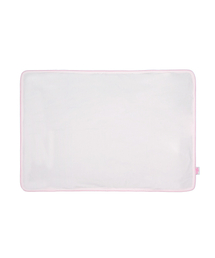 SLEEPYGOM（スリーピーゴーム）の「[Pillow Cover]Pink Piping Pillow Sheet（クッション/クッションカバー）」