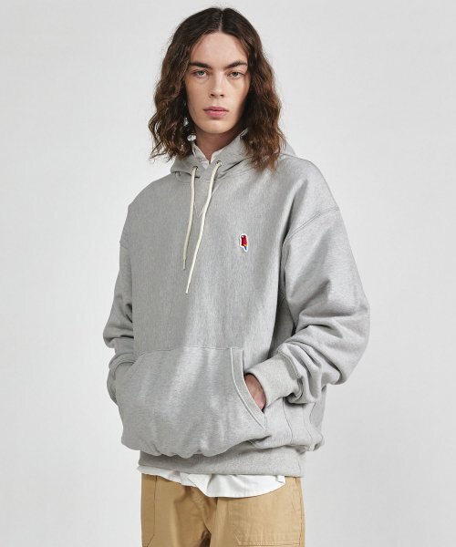 UNION BALANT(ユニオンバランテ)の「エンムサヘビースウェットフーディメランジ3%(パーカー・メンズ・その他・LARGE/MEDIUM/X-LARGE)」の5枚目の写真