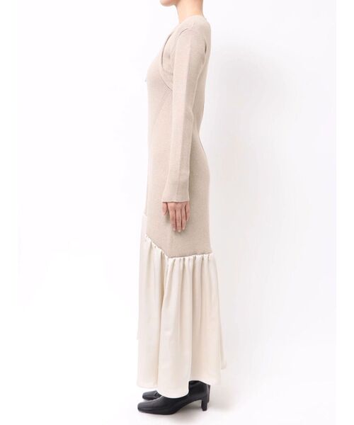 LAGUNAMOON(ラグナムーン)の「ボレロレイヤードニットドッキングワンピース(ワンピース・レディース・ベージュ/ブラック・MEDIUM/SMALL)」の14枚目の写真