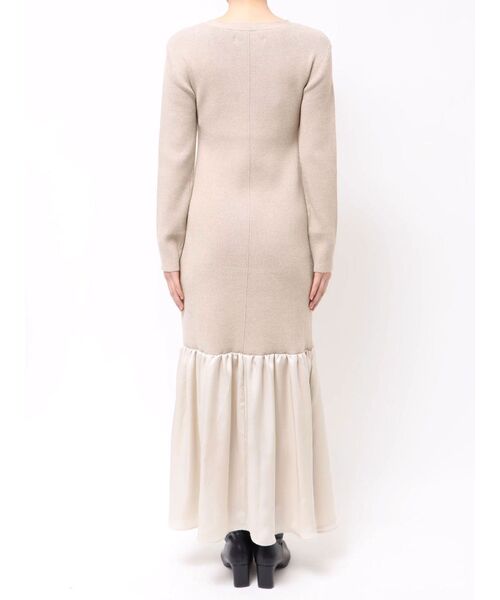 LAGUNAMOON(ラグナムーン)の「ボレロレイヤードニットドッキングワンピース(ワンピース・レディース・ベージュ/ブラック・MEDIUM/SMALL)」の15枚目の写真