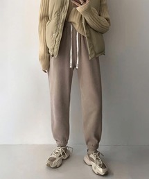 裏起毛 コーデュロイ ジョガーパンツ
