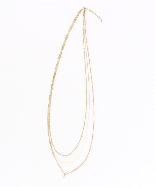 GLOBAL WORK(グローバルワーク)の「チェーンロングネックレス/710916(ネックレス・レディース・ライトイエロー/その他/イエロー系その他・FREE)」の1枚目の写真