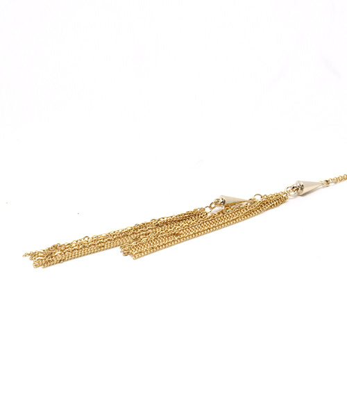 GLOBAL WORK(グローバルワーク)の「チェーンロングネックレス/710916(ネックレス・レディース・ライトイエロー/その他/イエロー系その他・FREE)」の5枚目の写真