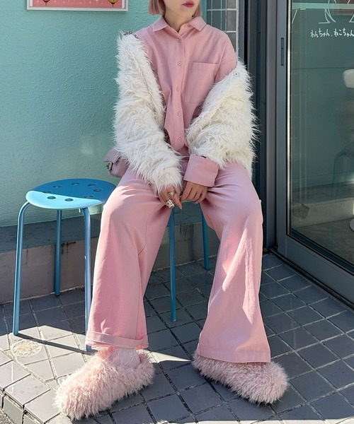 Alley Tokyo(アリートーキョー)の「2wayオールインワン(つなぎ/オールインワン・レディース・ホワイト系/ピンク・FREE)」の18枚目の写真
