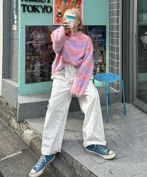 Alley Tokyo(アリートーキョー)の「2wayオールインワン(つなぎ/オールインワン・レディース・ホワイト系/ピンク・FREE)」の16枚目の写真