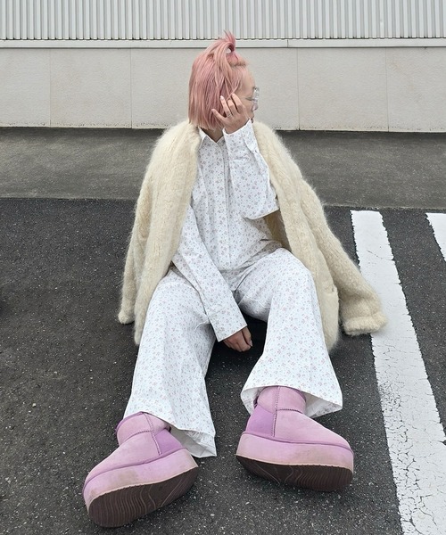 Alley Tokyo(アリートーキョー)の「2wayオールインワン(つなぎ/オールインワン・レディース・ホワイト系/ピンク・FREE)」の7枚目の写真