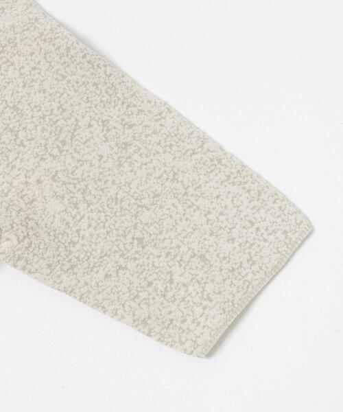 LAATO(ラート)の「jacquard shortsleeve knit(ニット/セーター・レディース・ダークグレー/ライトブラウン/ブラウン・FREE)」の6枚目の写真