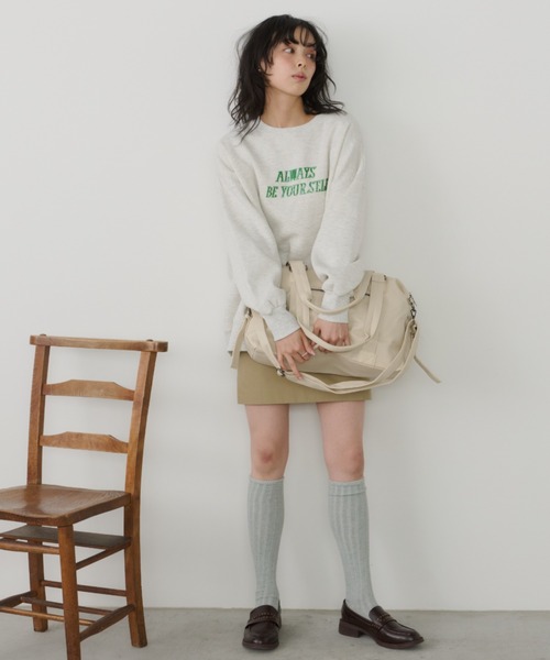 Unitage（ユニテージ）の「2wayボストントートバッグ/トラベルボストンバッグ【select item】（ボストンバッグ・レディース・ブラック/アイボリー・FREE）」の8枚目の写真