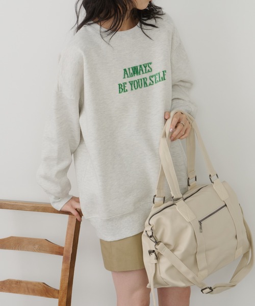 Unitage（ユニテージ）の「2wayボストントートバッグ/トラベルボストンバッグ【select item】（ボストンバッグ・レディース・ブラック/アイボリー・FREE）」の4枚目の写真