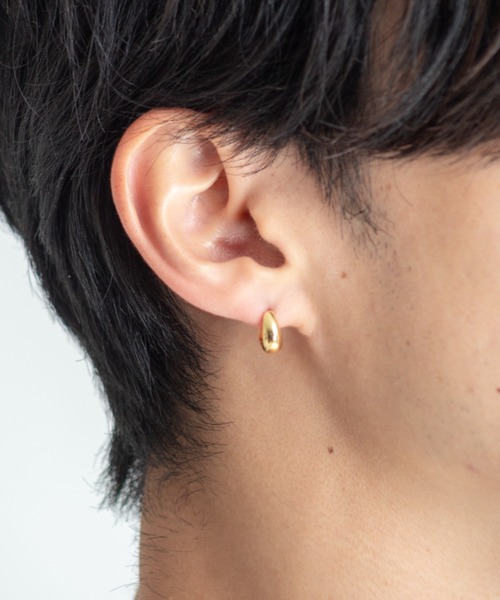 TOMWOOD/トムウッド】Ice Huggie Gold ゴールド ピアス ユニセックス