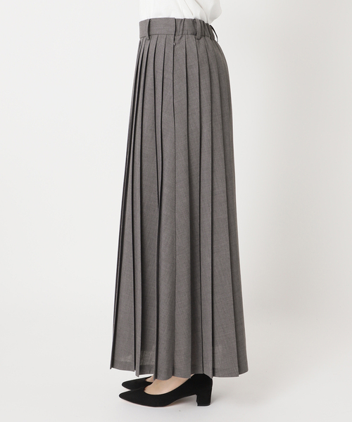 journal standard L'essage（ジャーナルスタンダードレサージュ）の「TWトロ/ストライプ プリーツスカート（スカート・レディース・ブラック/グレー・38/36）」の18枚目の写真