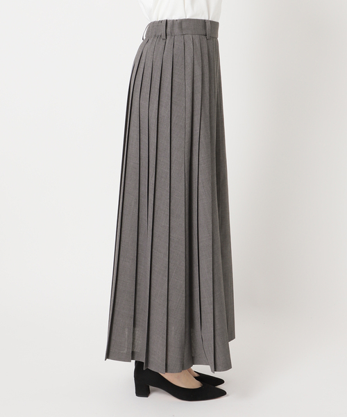 journal standard L'essage（ジャーナルスタンダードレサージュ）の「TWトロ/ストライプ プリーツスカート（スカート・レディース・ブラック/グレー・38/36）」の20枚目の写真