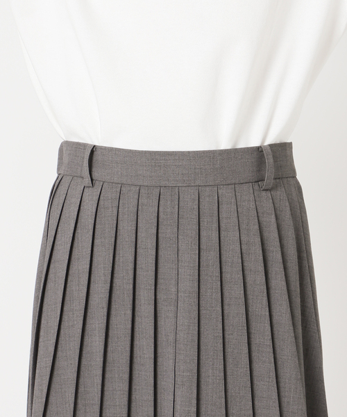 journal standard L'essage（ジャーナルスタンダードレサージュ）の「TWトロ/ストライプ プリーツスカート（スカート・レディース・ブラック/グレー・38/36）」の21枚目の写真