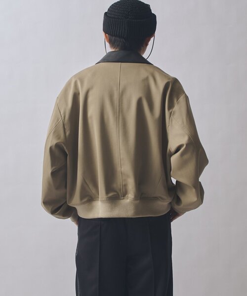 Lui's(ルイス)の「SURJENT ショートジップブルゾン(ブルゾン・メンズ・ベージュ/ブラック・2/1)」の18枚目の写真