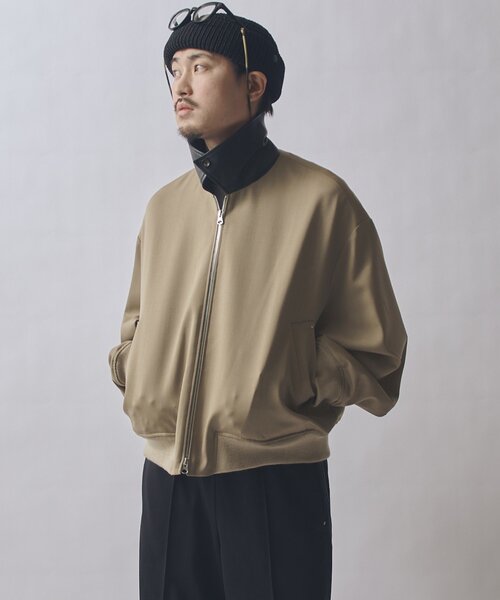 Lui's(ルイス)の「SURJENT ショートジップブルゾン(ブルゾン・メンズ・ベージュ/ブラック・2/1)」の19枚目の写真