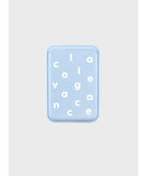 COLLAGEVACANCE（コラージュバカンス）の「Logo Alphabet MagSafe Card Wallet (Baby Blue)（スマホグッズ）」