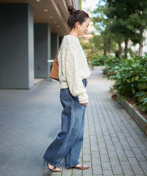 追加7》ウォッシャブル / DU JOUR / デュ ジュール BARREL BAGGY JEAN