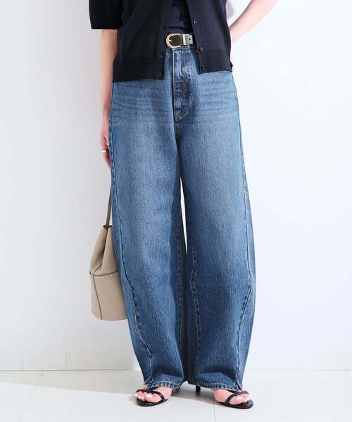 追加7》ウォッシャブル / DU JOUR / デュ ジュール BARREL BAGGY JEAN