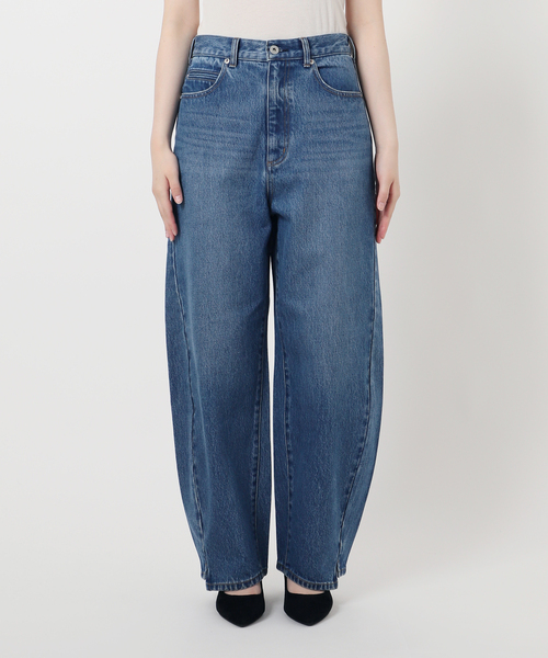 B.C STOCK（ベーセーストック）の「《追加7》ウォッシャブル / DU JOUR / デュ ジュール BARREL BAGGY JEAN（デニムパンツ・レディース・ピンク系その他/ブルー/ベージュ/ネイビー・38/36/34）」の14枚目の写真