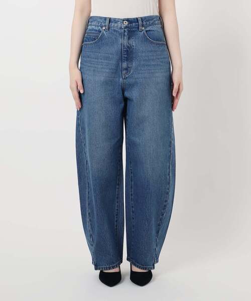 B.C STOCK(ベーセーストック)の「《追加7》ウォッシャブル / DU JOUR / デュ ジュール BARREL BAGGY JEAN(デニムパンツ・レディース・ピンク系その他/ブルー/ベージュ/ネイビー・38/36/34)」の14枚目の写真