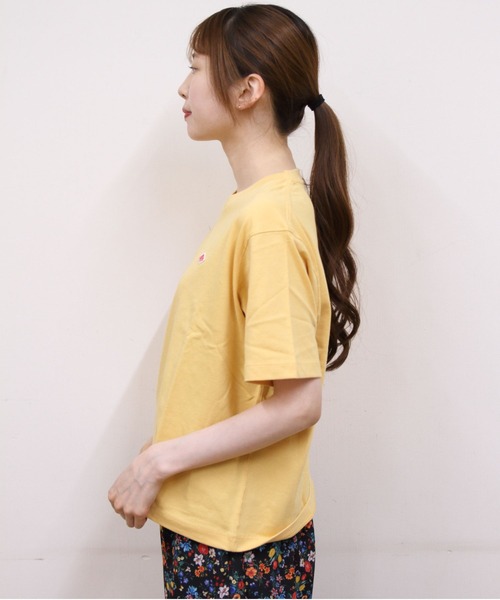 DANTON(ダントン)の「DANTON/ダントン ショートTEE SHORT TEE DT-C0404 CJJ(Tシャツ/カットソー・レディース・ネイビー/オレンジ/チャコールグレー/ホワイト・M)」の14枚目の写真