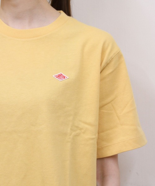 DANTON(ダントン)の「DANTON/ダントン ショートTEE SHORT TEE DT-C0404 CJJ(Tシャツ/カットソー・レディース・ネイビー/オレンジ/チャコールグレー/ホワイト・M)」の16枚目の写真